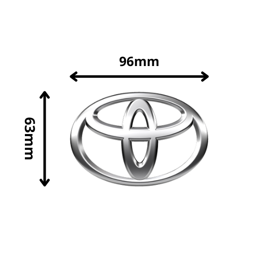 Emblema Toyota 96X63mm (AE14)	 - Repuestos y Lubricantes Vicent's