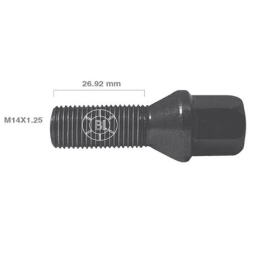 Tornillo/Esparrago (M14x1.25) Cabeza 27mm BR60-029RP Mini, BMW  - Repuestos y Lubricantes Vicent's