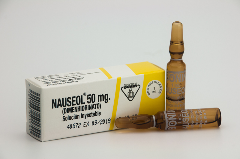 Nauseol Ampolla  (Dimenhidrinato 50 mg/1ml ) - Farmacia Marcos