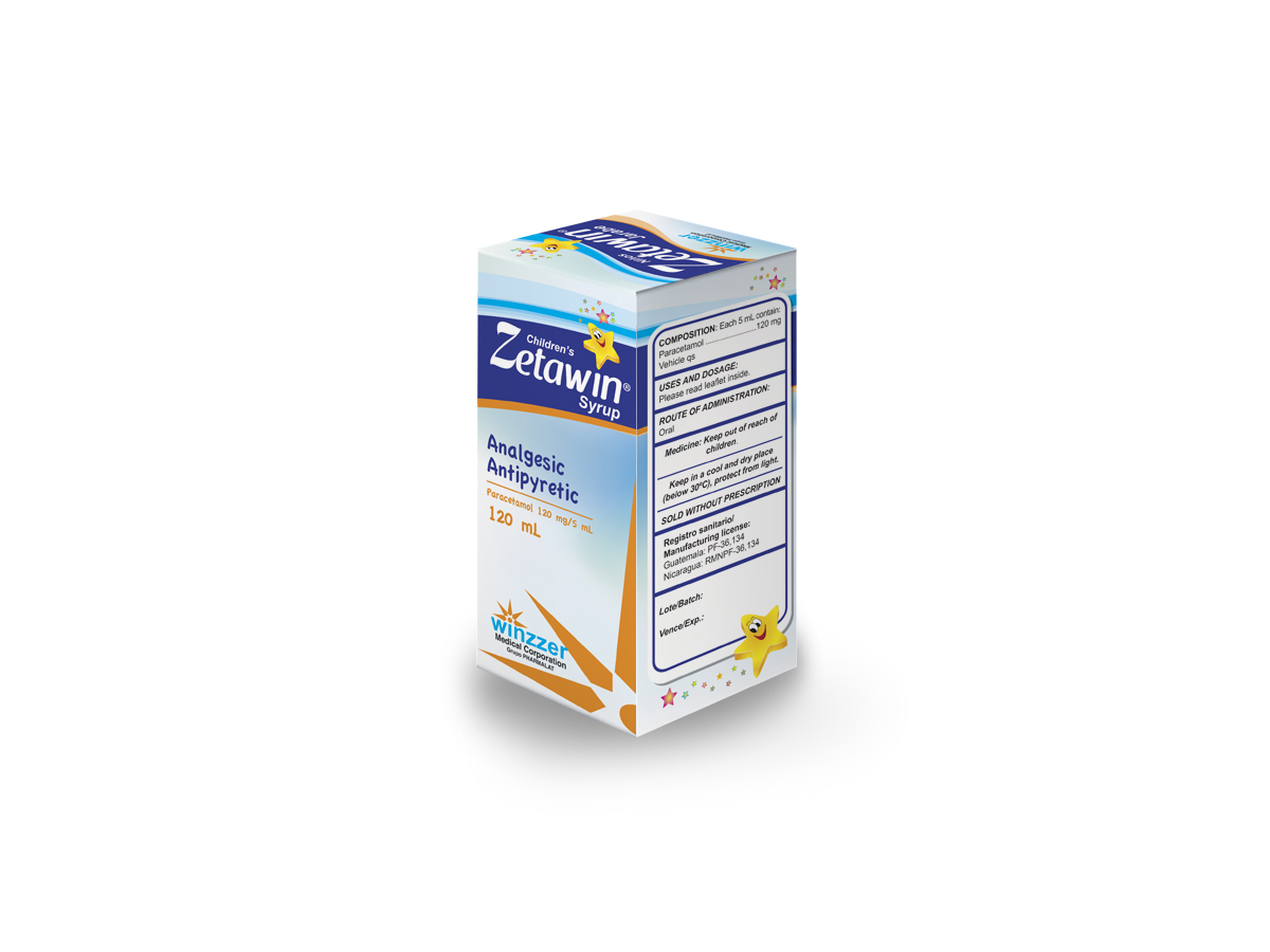 Zetawin Gotas 30ml (Paracetamol  100mg/1ml) * Gotero - Farmacia Marcos