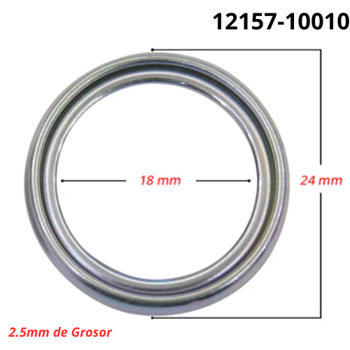 Arandela 18mm para tapon drenador Transmision (12157-10010) Toyota  - Repuestos y Lubricantes Vicent's