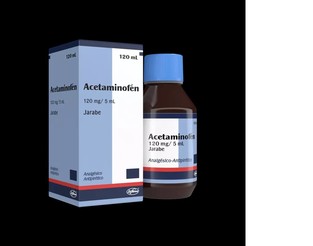 Acetaminofén 120mg/5ml Jarabe 120 ml  - Farmacia Marcos