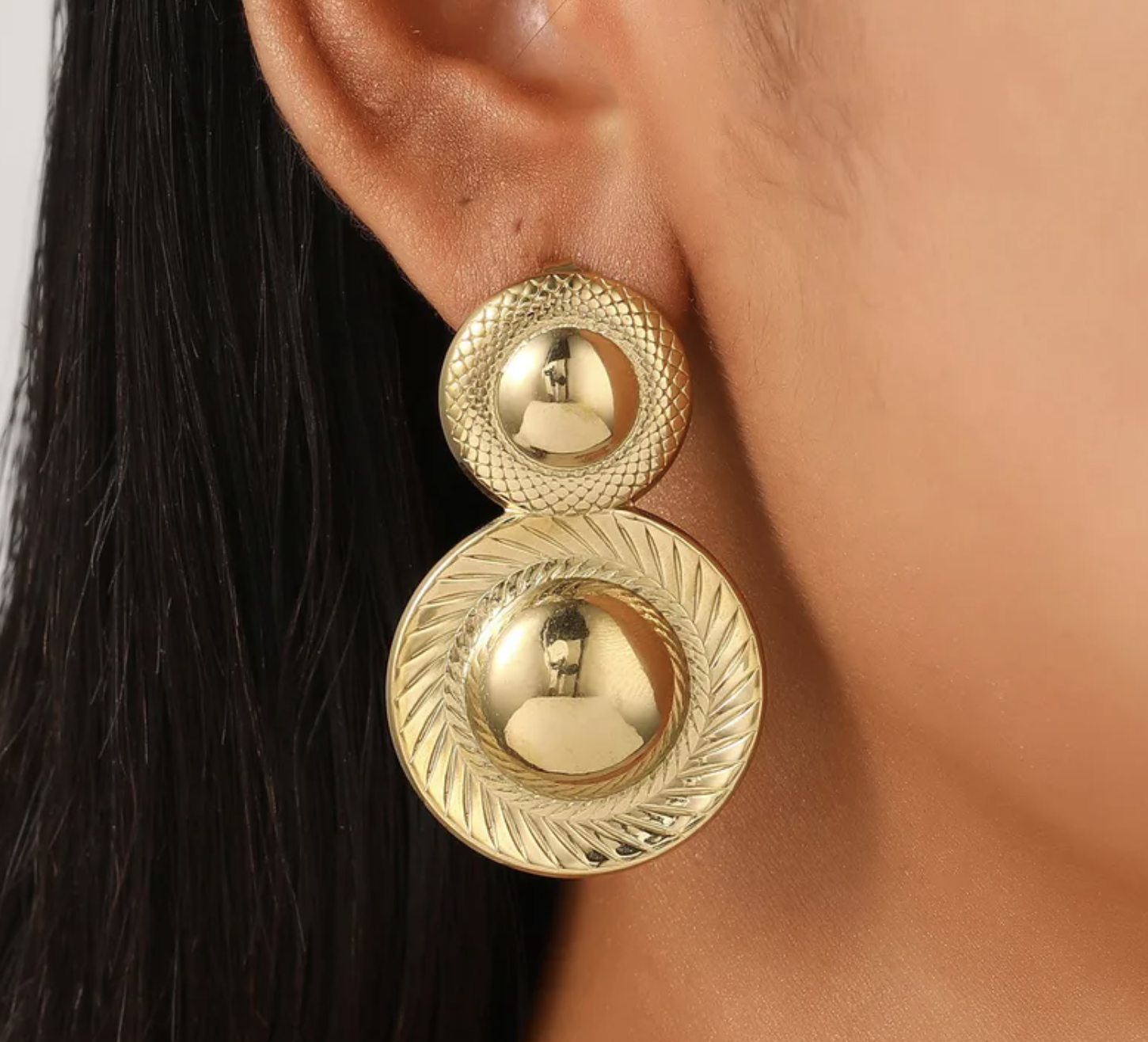 Aretes doble circulo - Baleni