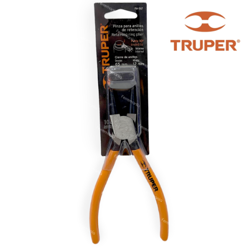 Pinza para anillos de retencion TRUPER (PA-367) punta 90 grados - Repuestos y Lubricantes Vicent's