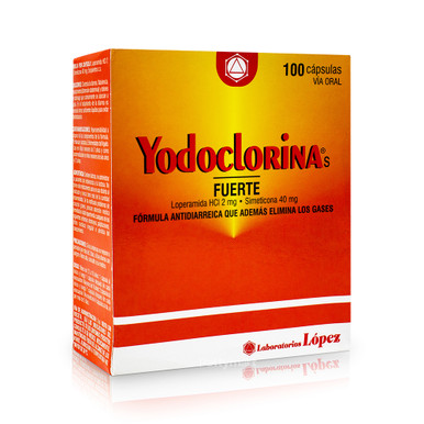 Yodoclorina S (Yodoclorina HCI 2mg+ Simeticona 40mg) - Farmacia Marcos