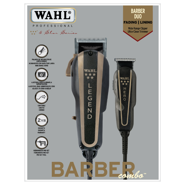 combo con cable whal - La Tienda del Barbero