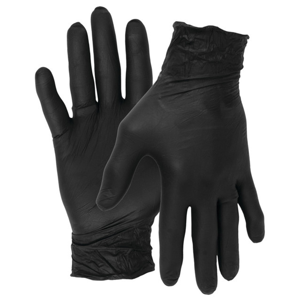 guantes negros de nitrilo - La Tienda del Barbero