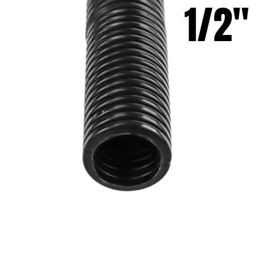 Tubo Corrugado 1/2" Negro (metro) Flexi-Tubo - Repuestos y Lubricantes Vicent's