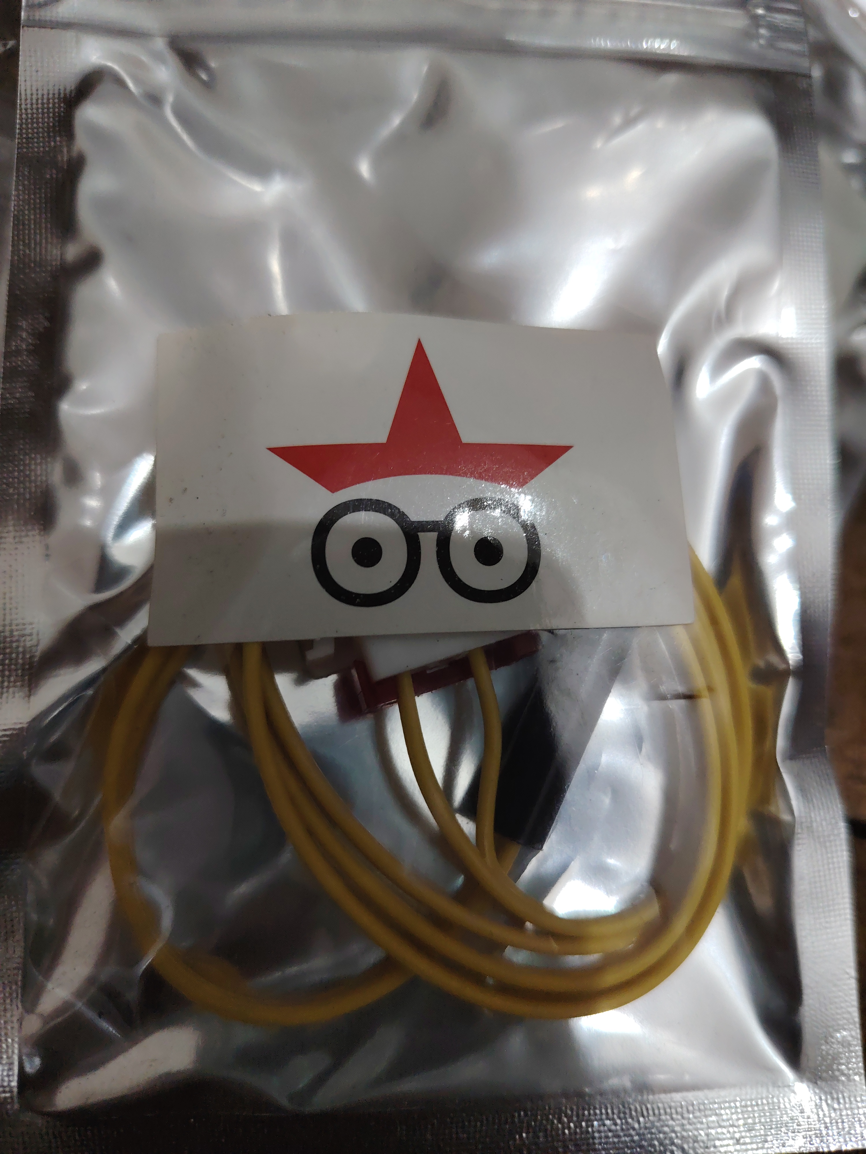 Sensor cable amarillo punta negra  - Guate Frío