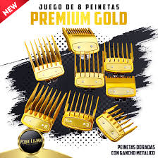 trio de peineta dorado  - La Tienda del Barbero