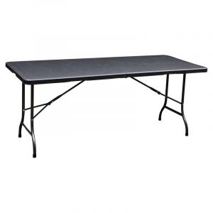 Mesa Plegable Plástica Café 