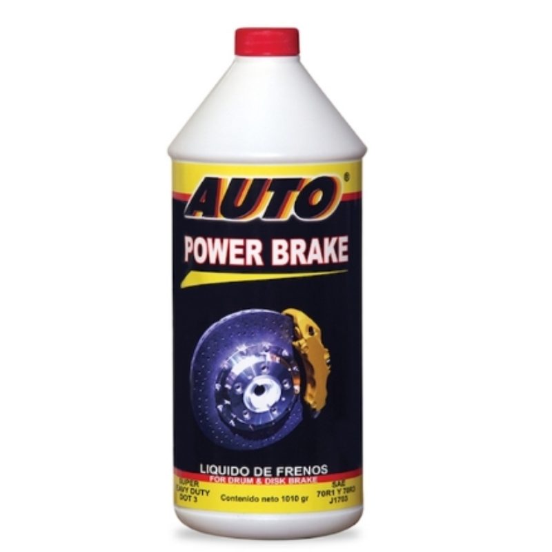 Litro Liquido Frenos DOT-3 (32 Oz) AUTO - Repuestos y Lubricantes Vicent's