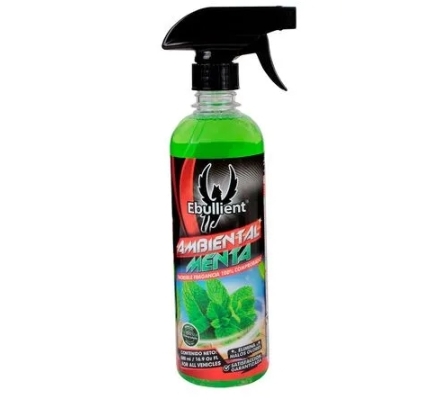 Liquido Ambiental Con Increíble Fragancia (500ml / 16 Oz) Varios Aromas EBULLIENT - Repuestos y Lubricantes Vicent's