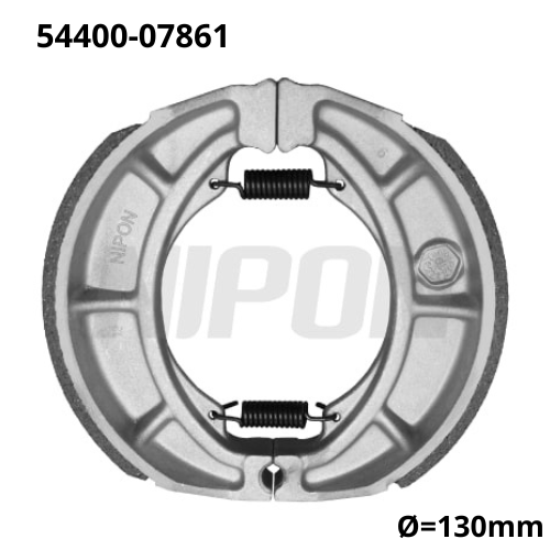 Zapatas Moto (A014996) Suzuki GN 125, EN 125 GIROLDI  - Repuestos y Lubricantes Vicent's
