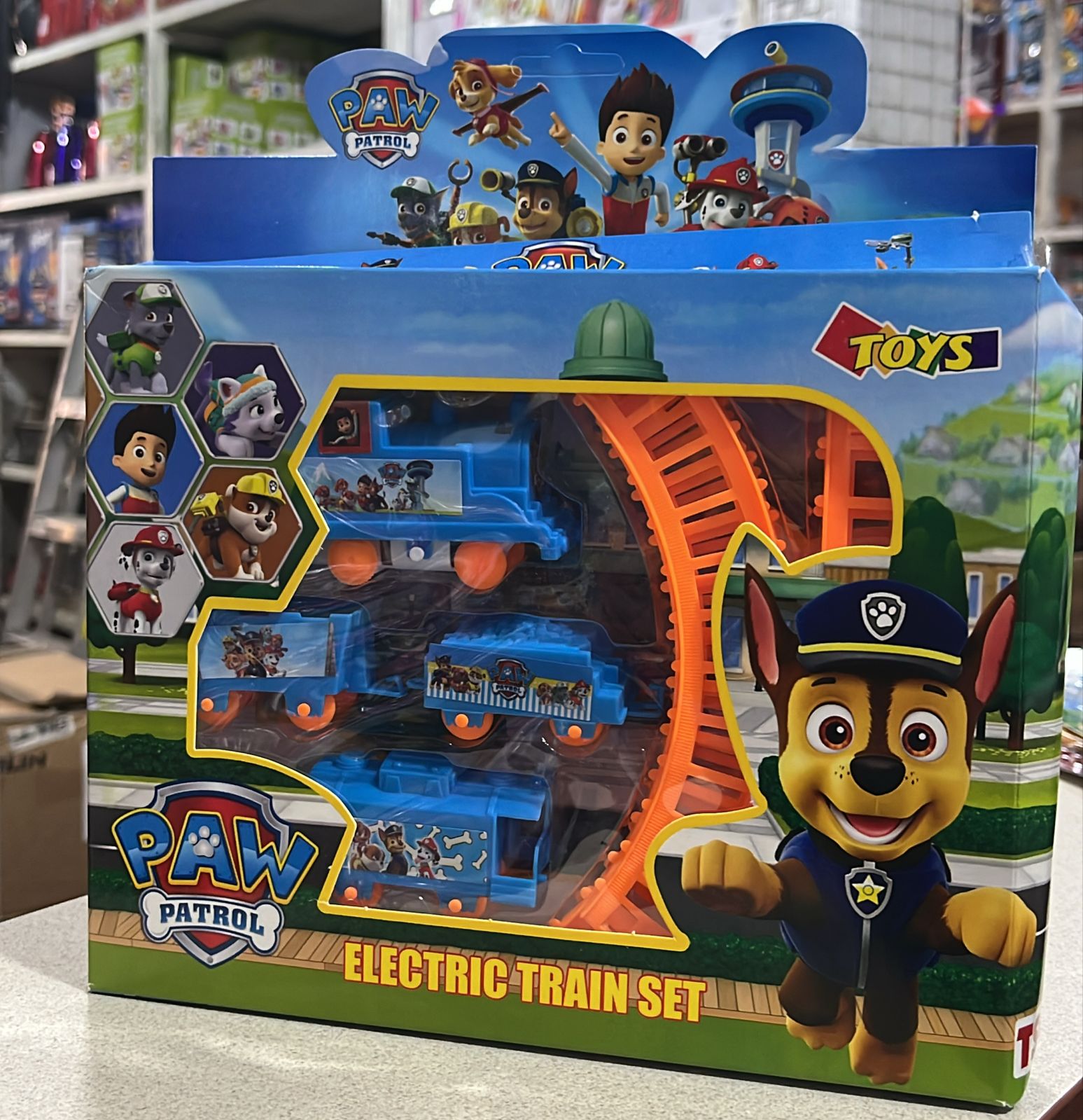 PISTA DE TREN, PAW PATROL - VARIEDADES EL TRIUNFO