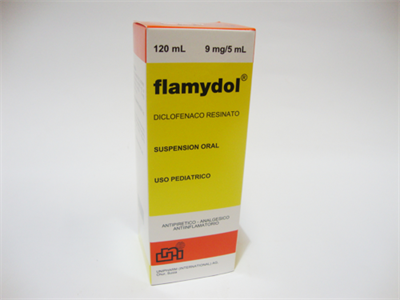 FLAMYDOL (Diclofenaco resinato) *Jarabe - FARMACIA NUEVO MILENIO
