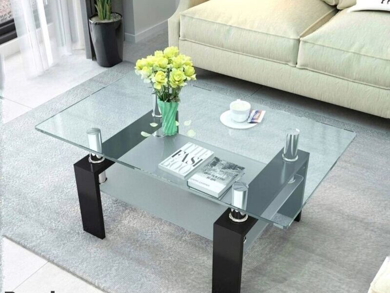 Mesa Cuadrada de Centro para Sala  - Corporación Hightechnology