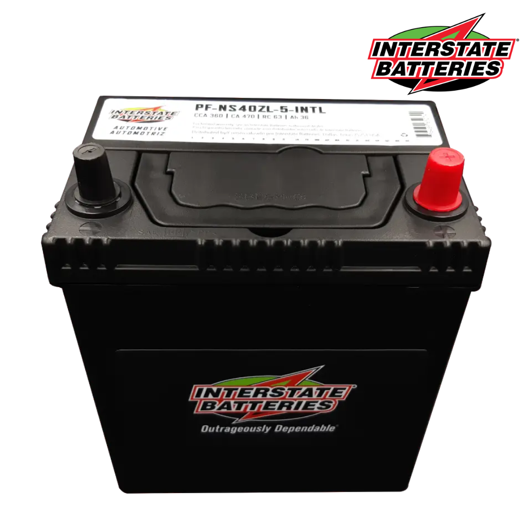 Bateria (NS40ZL-360A) PF-NS40ZL-5-INTL Interstate - Repuestos y Lubricantes Vicent's
