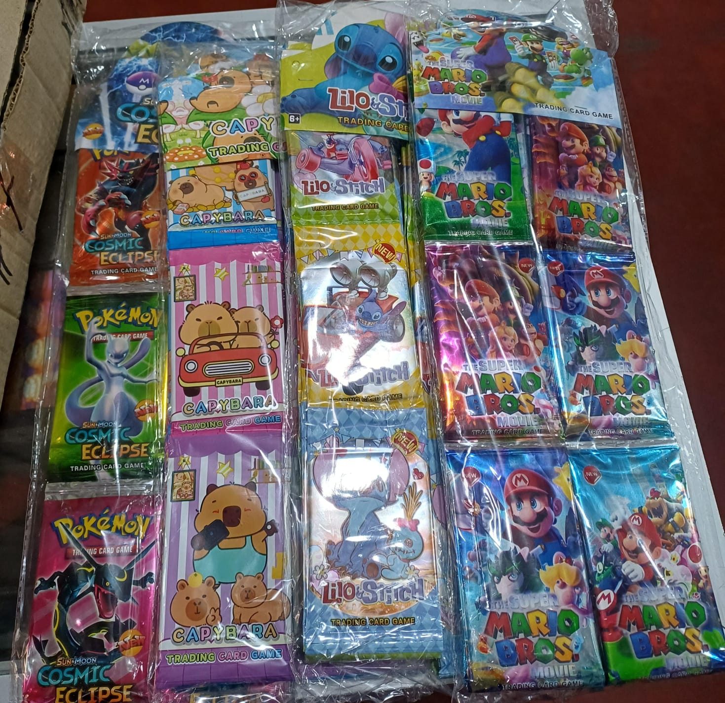 PAQUETE DE TARJETAS CARICATURAS NIÑO - VARIEDADES EL TRIUNFO