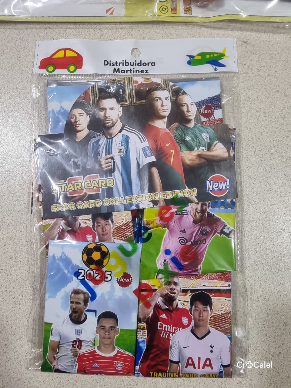 TARJETAS EN SOBRES DE DISEÑO FUTBOL - VARIEDADES EL TRIUNFO
