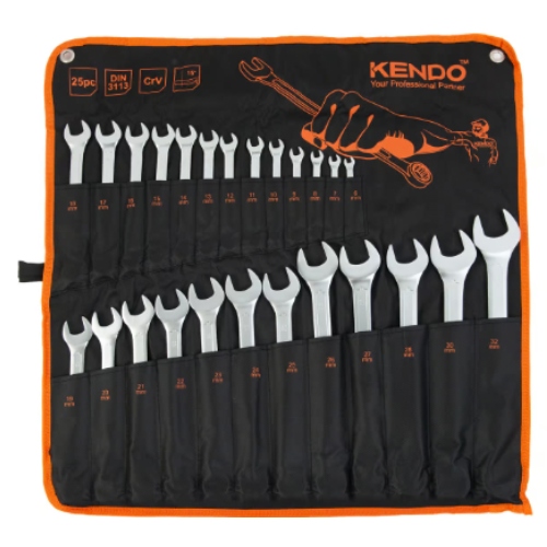 Juego de 25 Llaves Combinadas KENDO (15249) 6-32mm - Repuestos y Lubricantes Vicent's