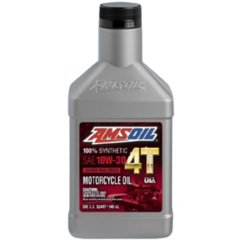 Litro Amsoil 10W-30 4T Full-Synthetic JASO MA/MA2 - Repuestos y Lubricantes Vicent's