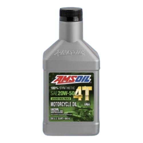 Litro Amsoil 20W-50 4T Full-Synthetic JASO MA/MA2 - Repuestos y Lubricantes Vicent's