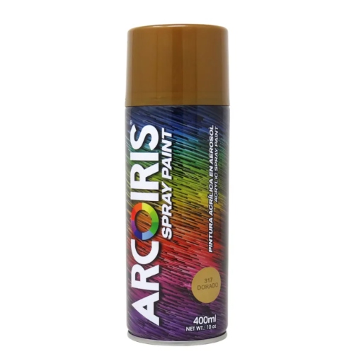 Pintura en Spray Dorado Arcoiris - Repuestos y Lubricantes Vicent's
