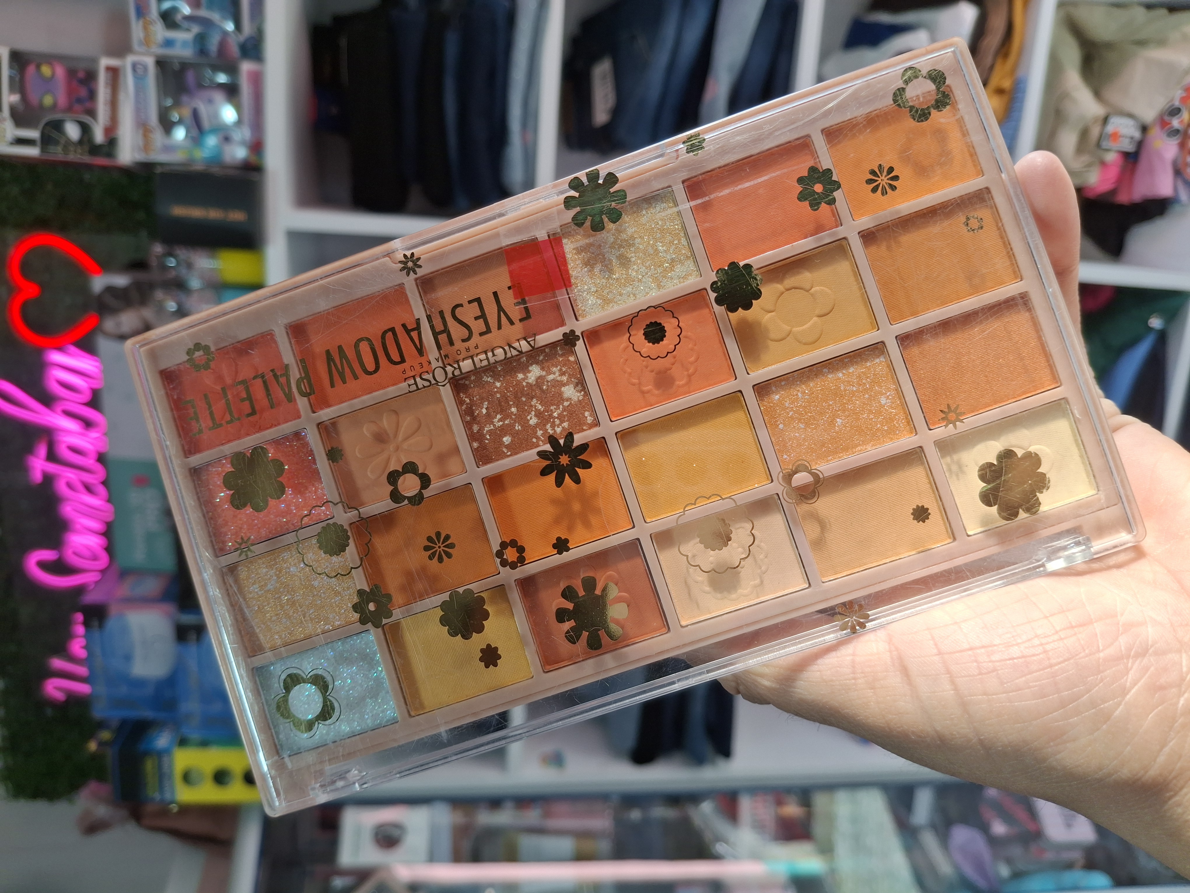 Paleta naranja Eyeshadow - Semetabaj Visu