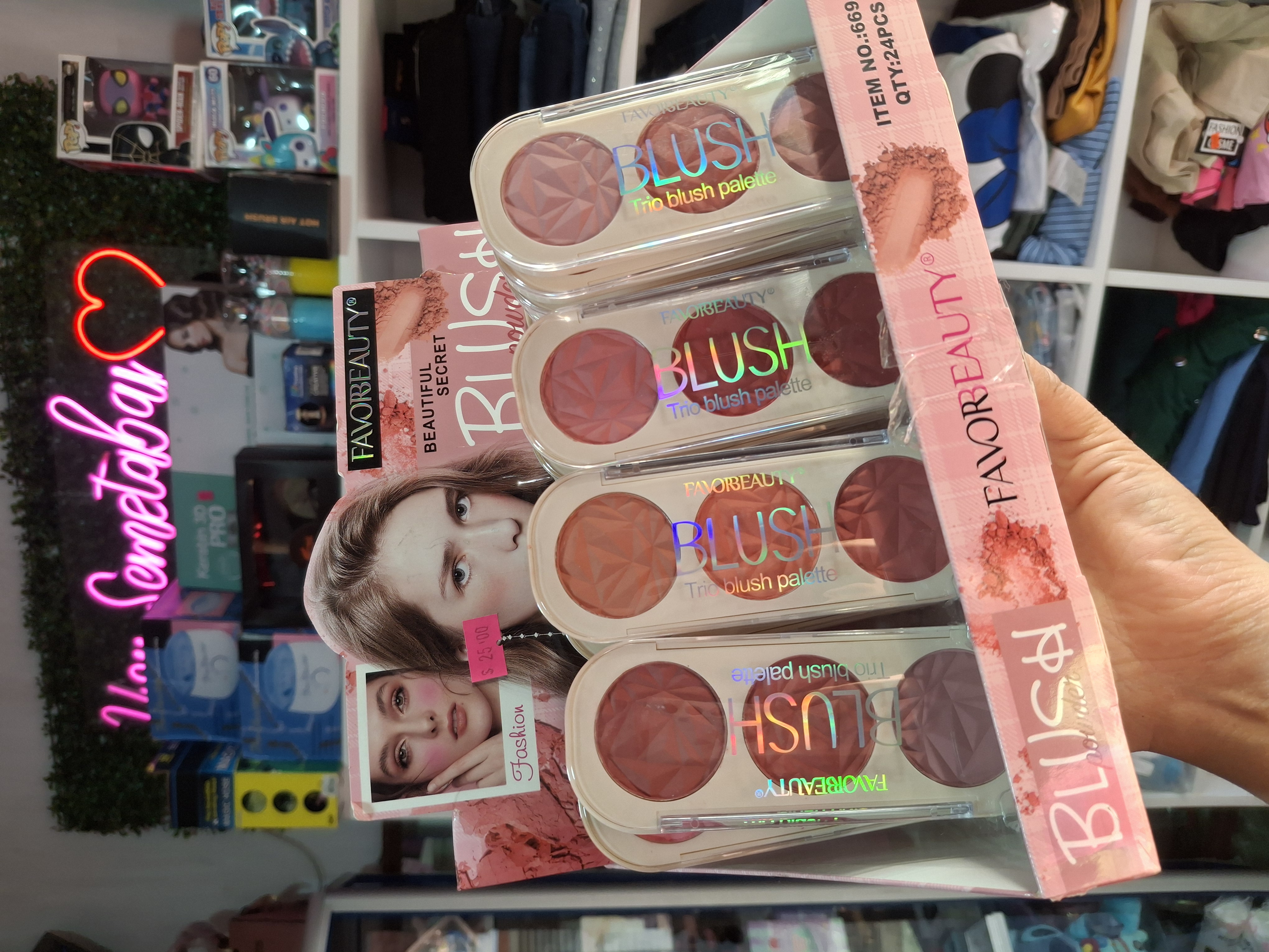 Paleta de rubor Blush favorbeauty - Semetabaj Visu