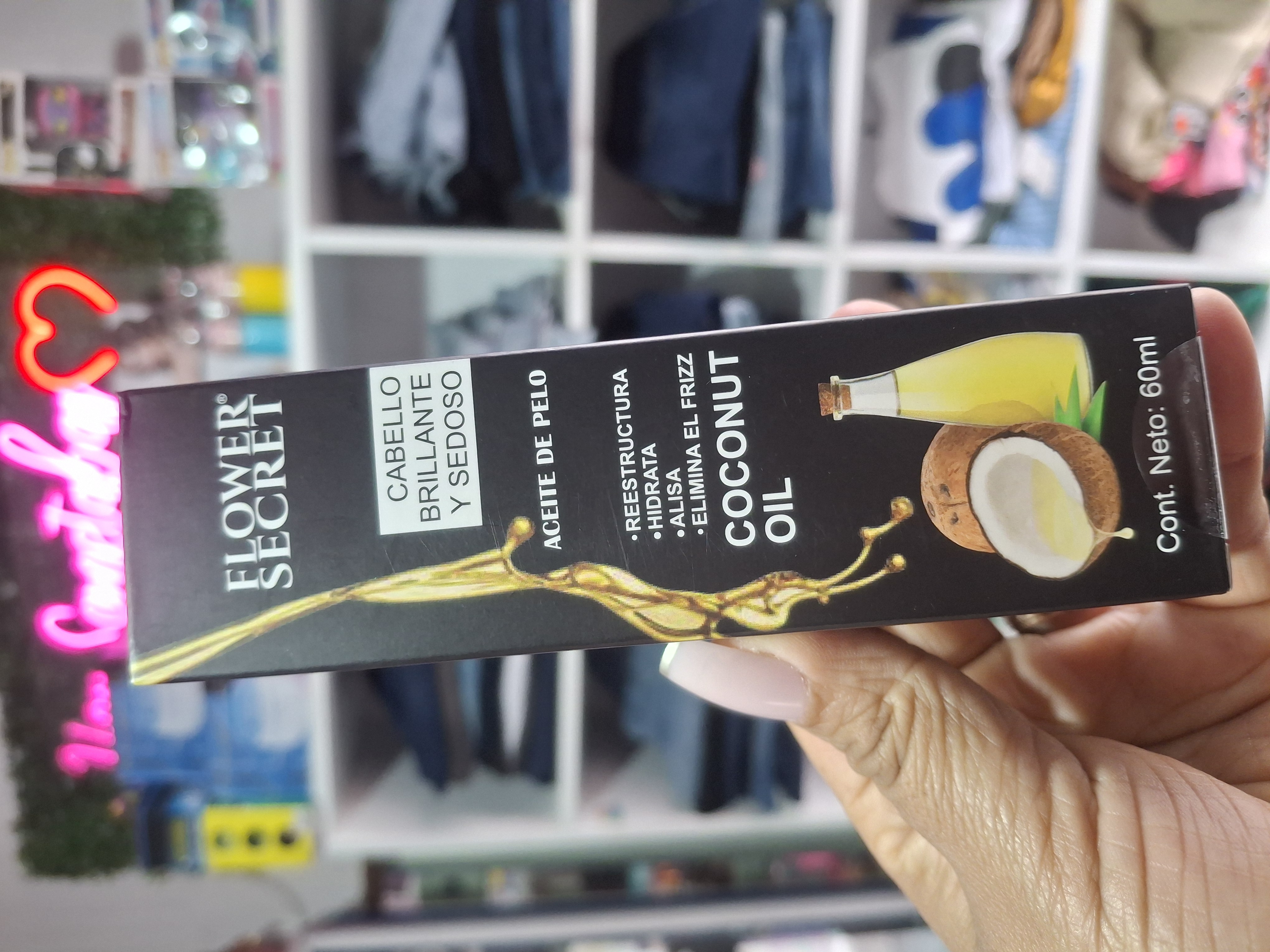 Flojera secret aceite de coco - Semetabaj Visu