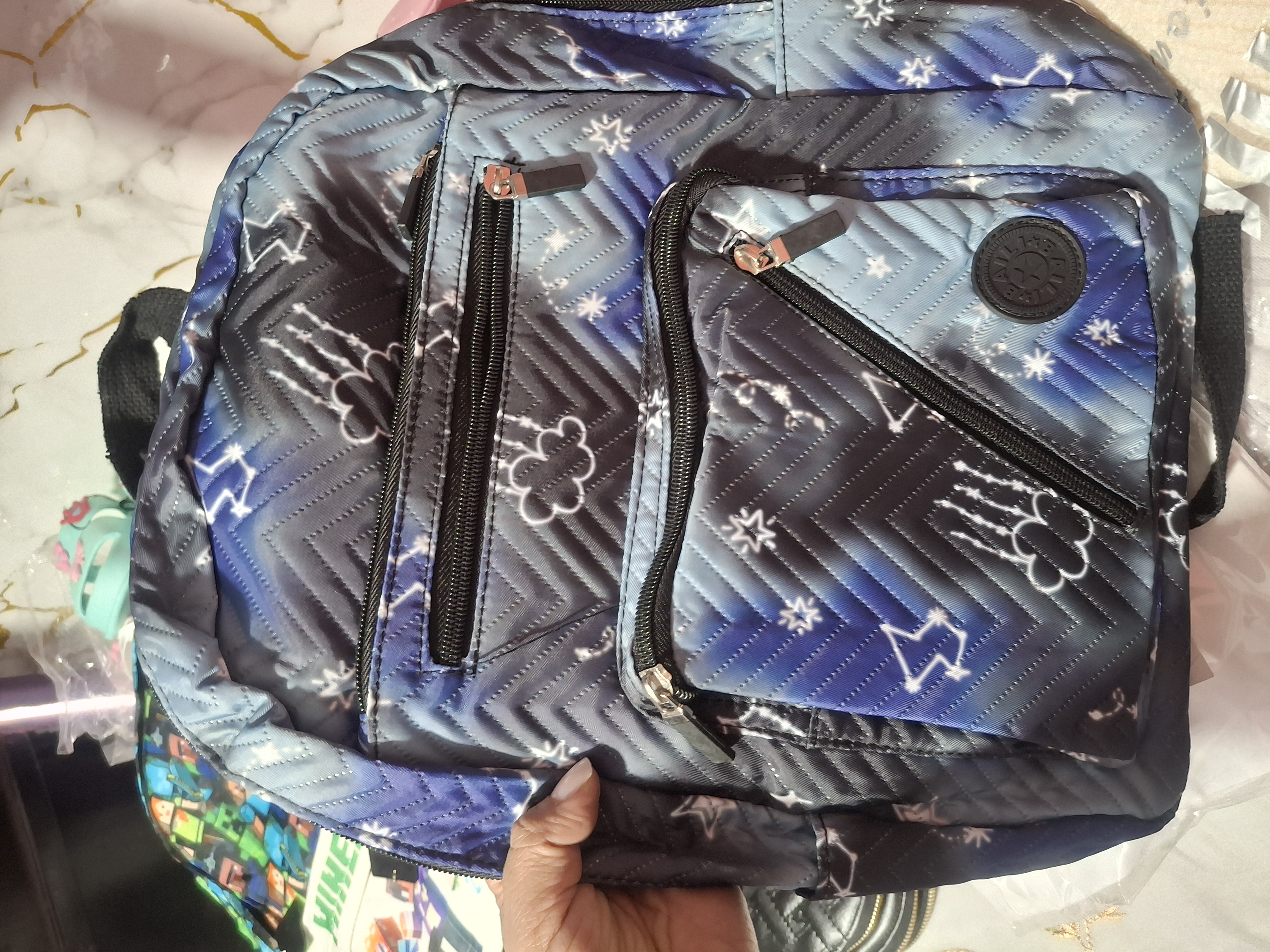 Mochila manchada para niña  - Semetabaj Visu
