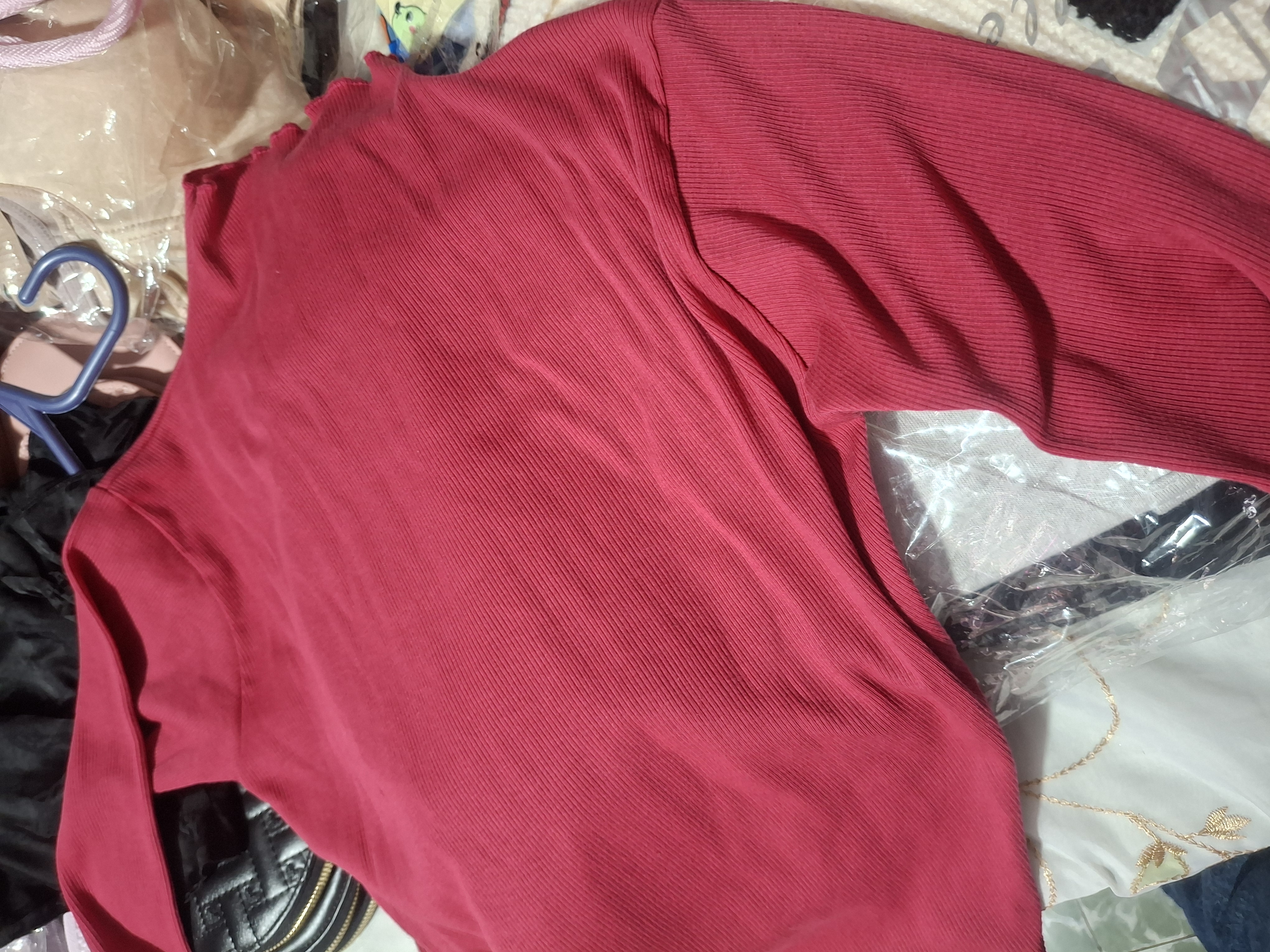 Blusa manga larga cuello de tortuga   - Semetabaj Visu
