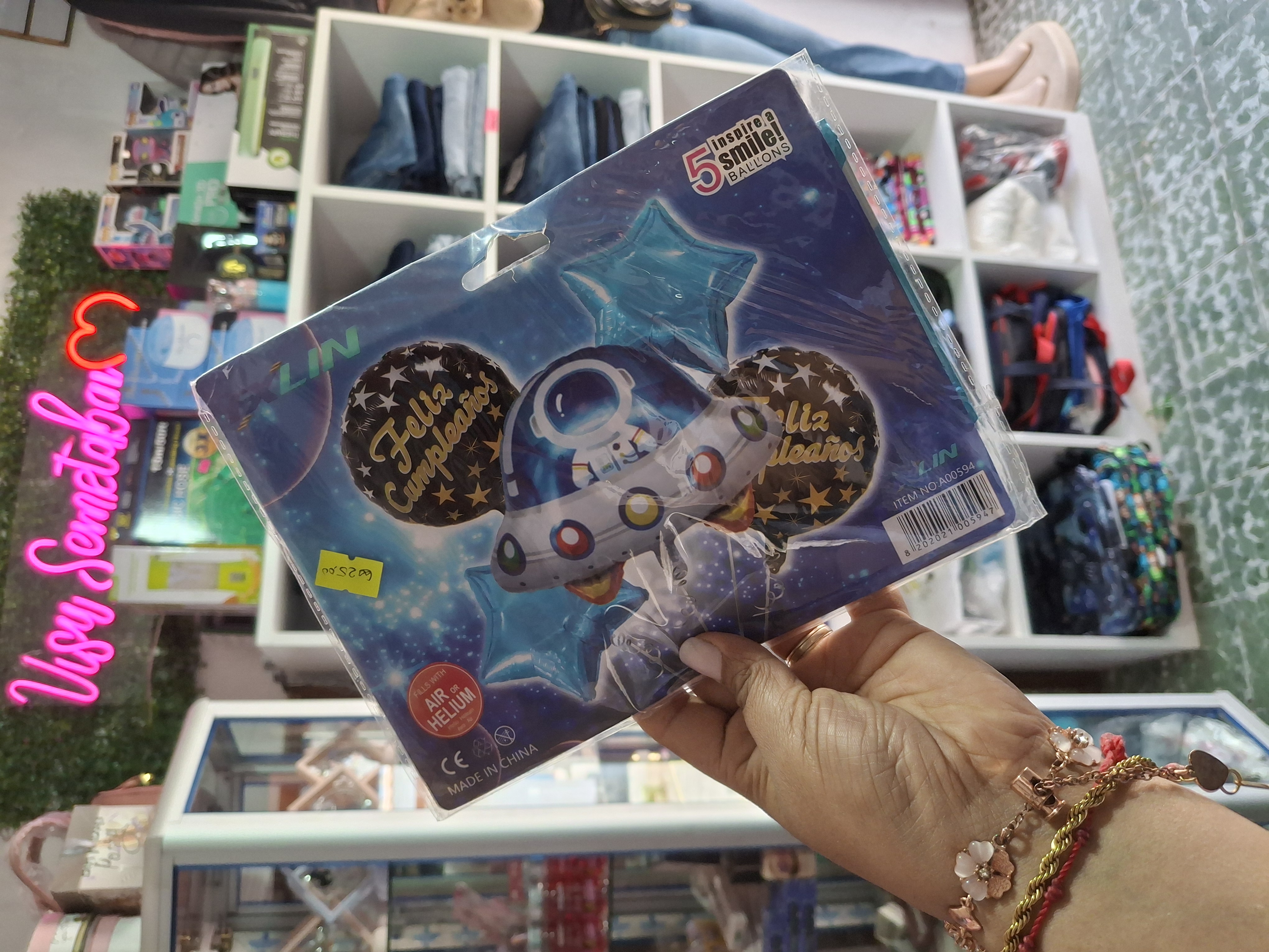 Globos kit astronauta  - Semetabaj Visu