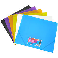 FOLDER A4 PLÁSTICO CON BANDAS ELÁSTICAS  ST-00269 - Distribuidora Escolar Los Riscos