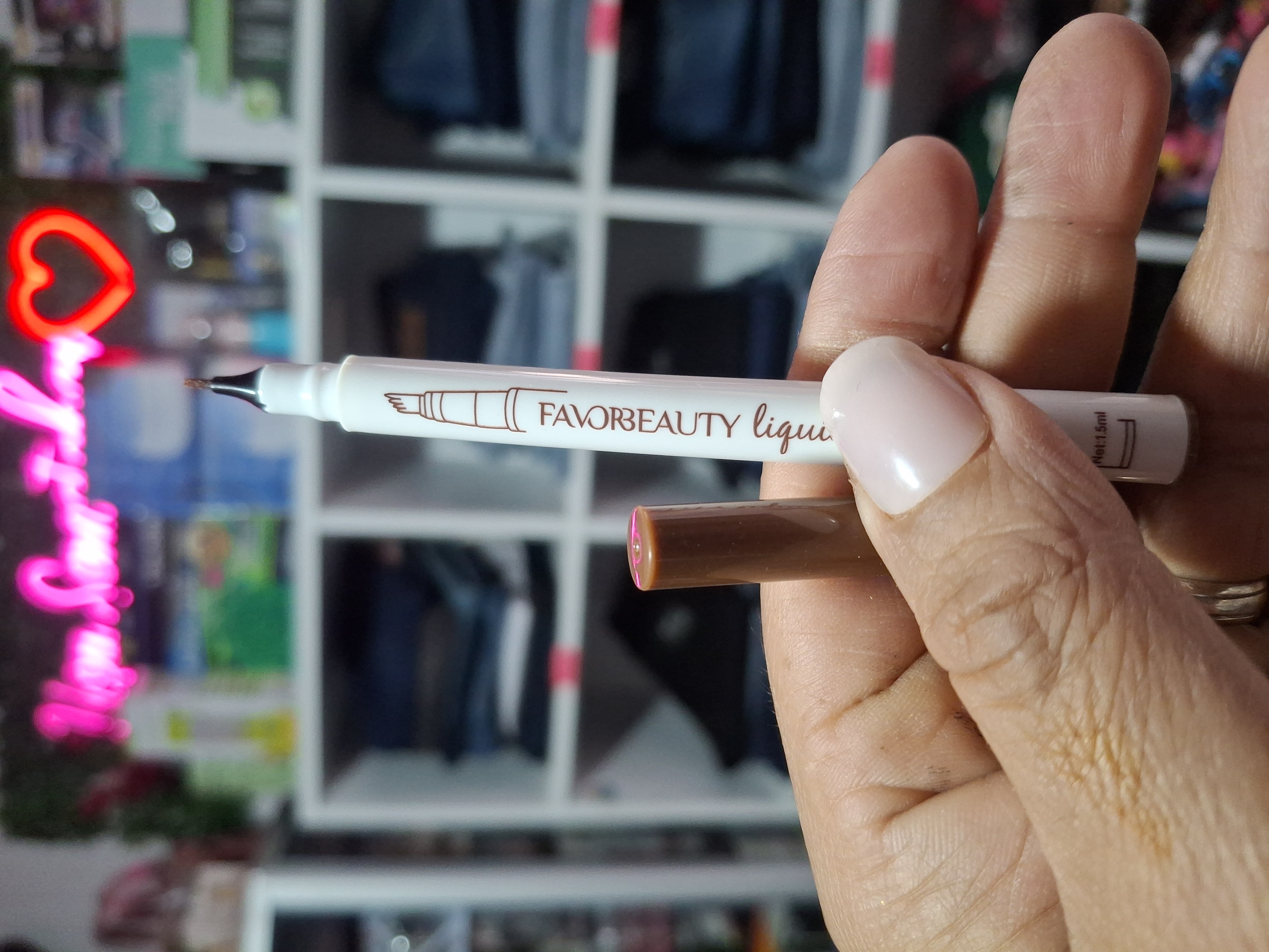 Delineador de cejas favorbeauty liquid - Semetabaj Visu