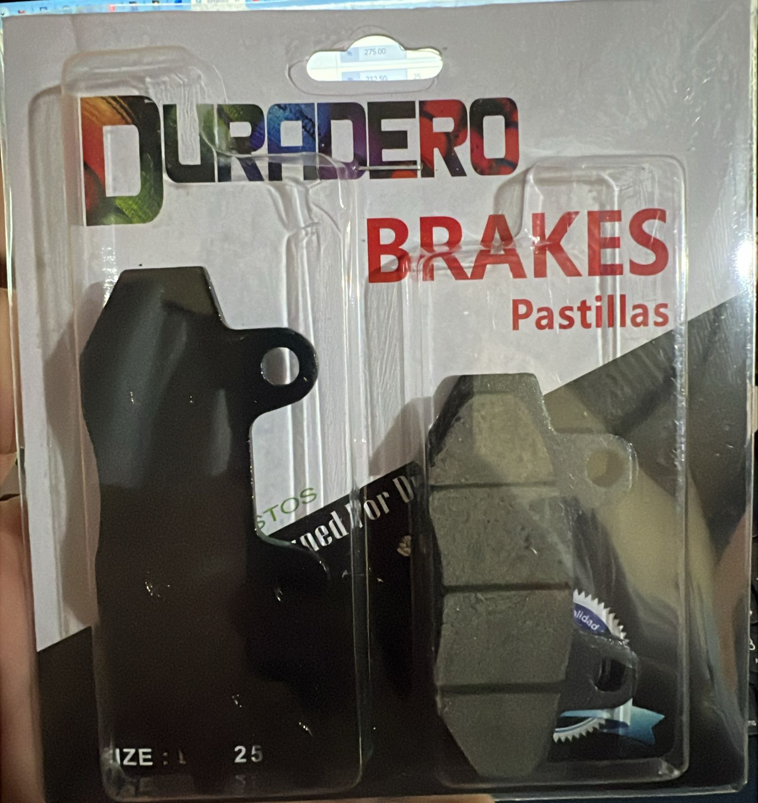 Pastillas Duradero STORM125 D - LUBRIREPUESTOS MC