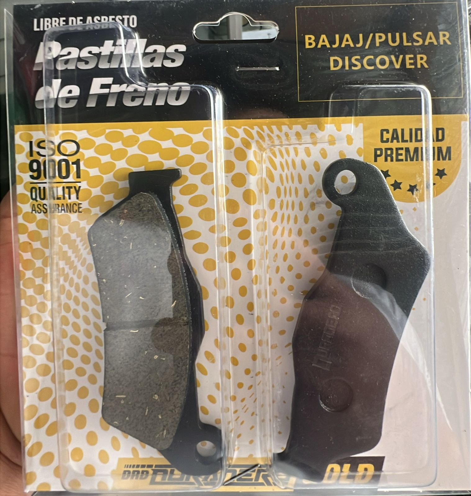 PASTILLAS BAJAJ PULSAR  DICOVER  - LUBRIREPUESTOS MC
