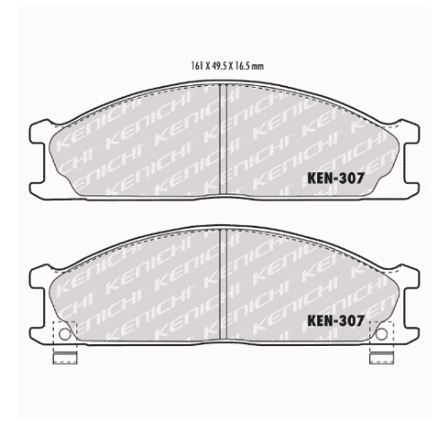  Pastillas NF-307 (7228-D333) Ceramicas XLT Nissan - Repuestos y Lubricantes Vicent's