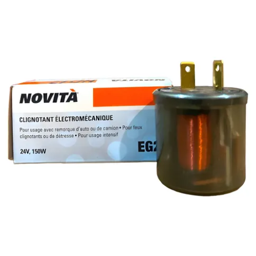 Flasher Novita EG22 (24V-2P) Electronico - Repuestos y Lubricantes Vicent's