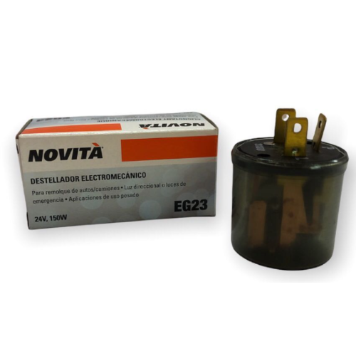  Flasher Novita EG23 (24V-3P) Electronico - Repuestos y Lubricantes Vicent's
