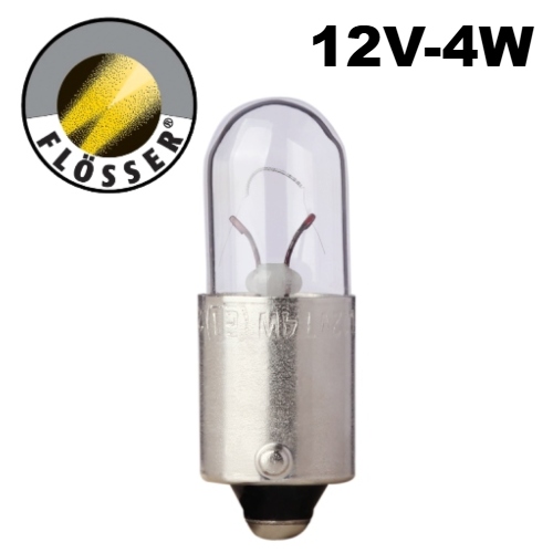 Bombilla T4W (12V-4W) Flosser 4088 - Repuestos y Lubricantes Vicent's