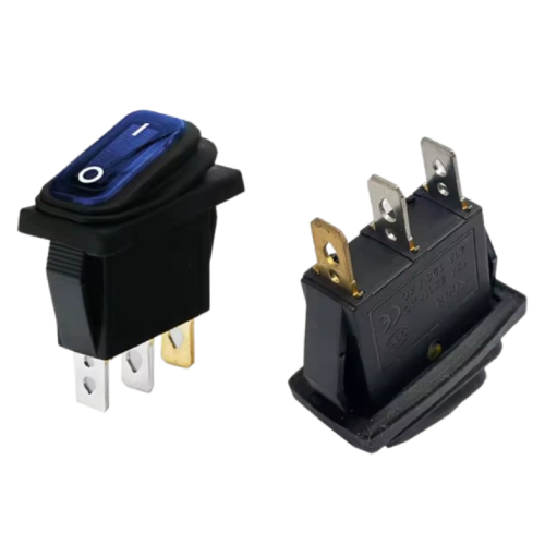 Switch GB0724BL ON-OFF 3P Iluminado Azul Resistente al Agua - Repuestos y Lubricantes Vicent's