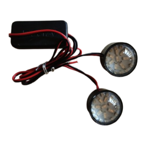 Bombilla Led (10466) Ojo de Angel 24mm Rojo/Azul  - Repuestos y Lubricantes Vicent's