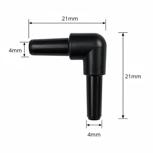 Union Plastica Para Manguera (4X4)mm UP117 - Repuestos y Lubricantes Vicent's