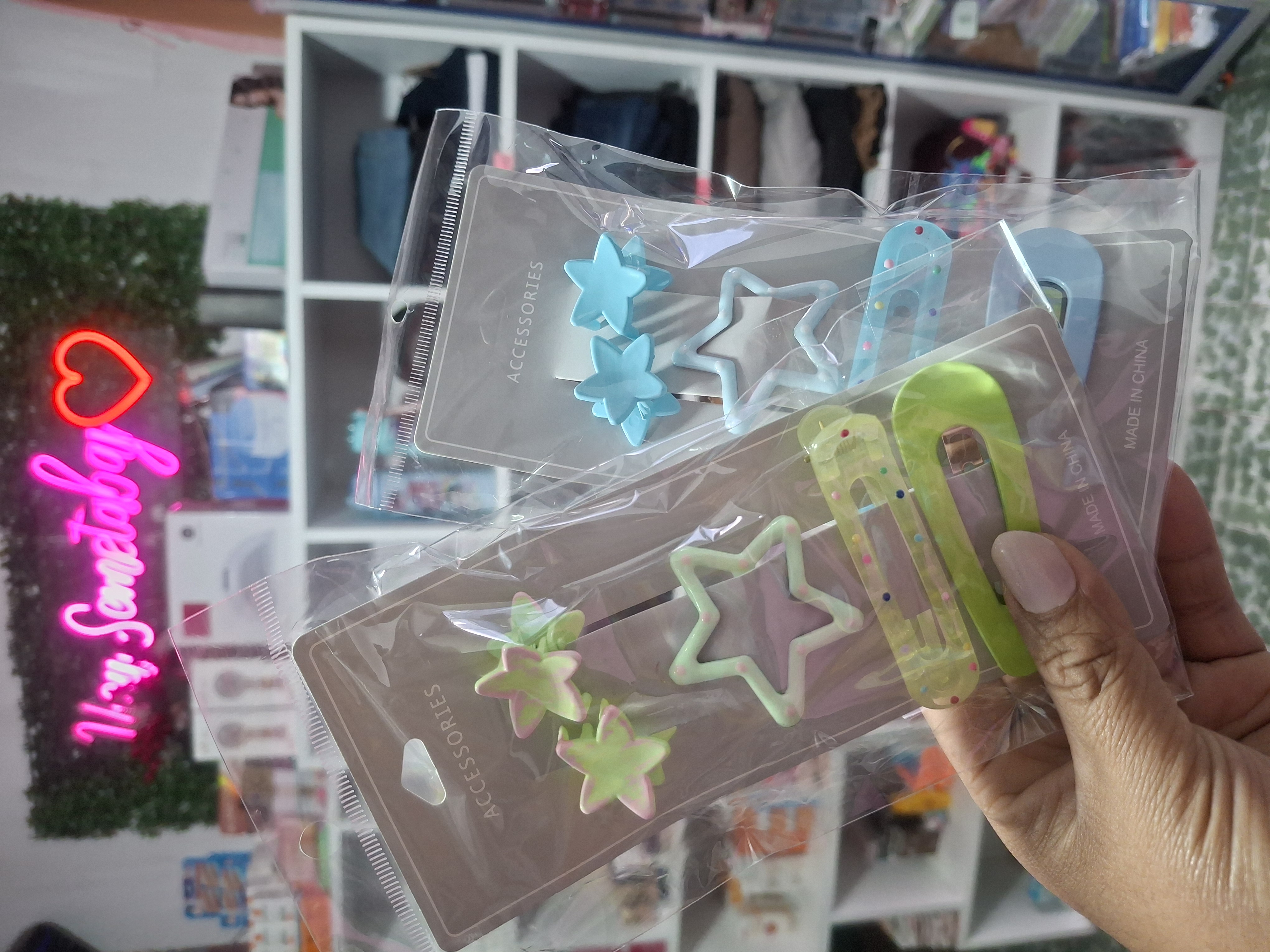 Set Ganchos estrellas  - Semetabaj Visu