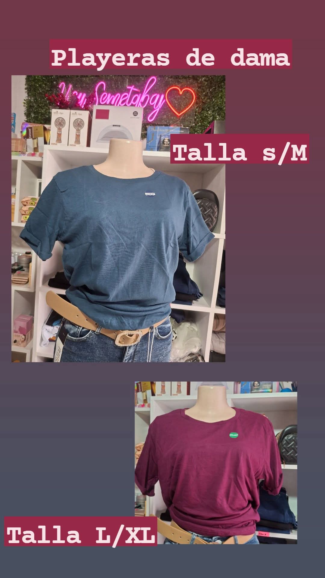 Blusas básicas lisas  - Semetabaj Visu