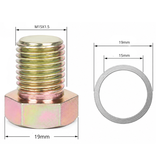 Tornillo Drenador 15-1500 (15mm) 1.5 Universal - Repuestos y Lubricantes Vicent's