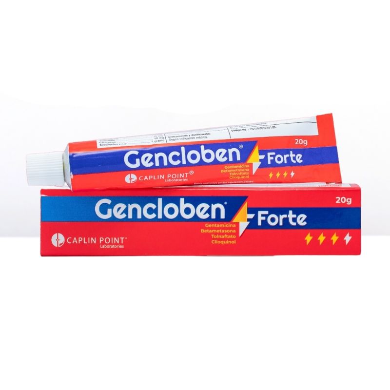 GENCLOBEN FORTE (gentamicina, betametasona, tolnaftato, clioquinol) *tubo - FARMACIA NUEVO MILENIO