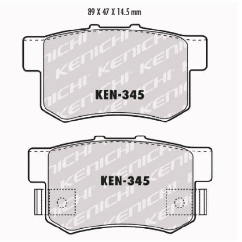 Pastillas NF-345 (7418-D536) Ceramicas Gic	 - Repuestos y Lubricantes Vicent's